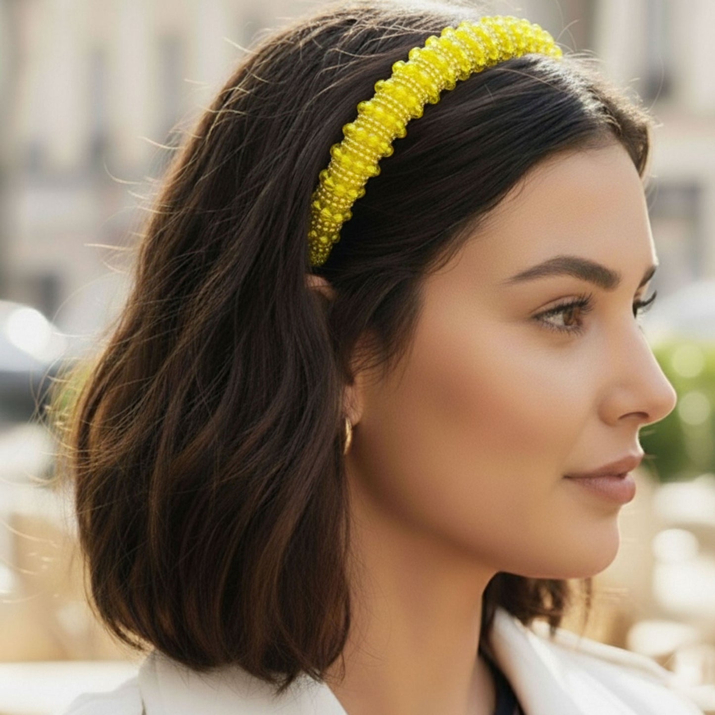 Serre-tête Bijou Angie Bright Citrine