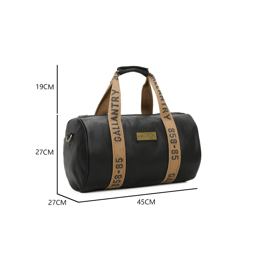 Sac Weekender Urbain en Simililcuir Latitude 858 Noir