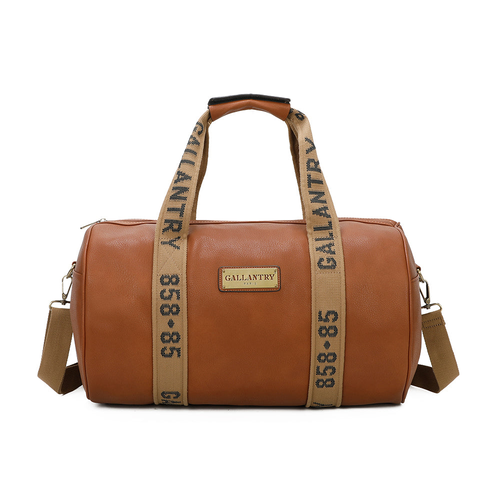 Sac Weekender Urbain en Simililcuir Latitude 858 Marron