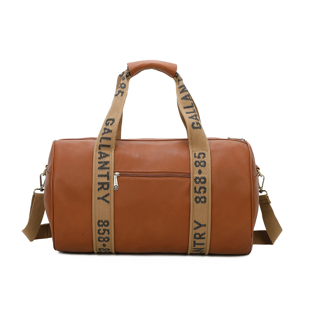 Sac Weekender Urbain en Simililcuir Latitude 858 Marron