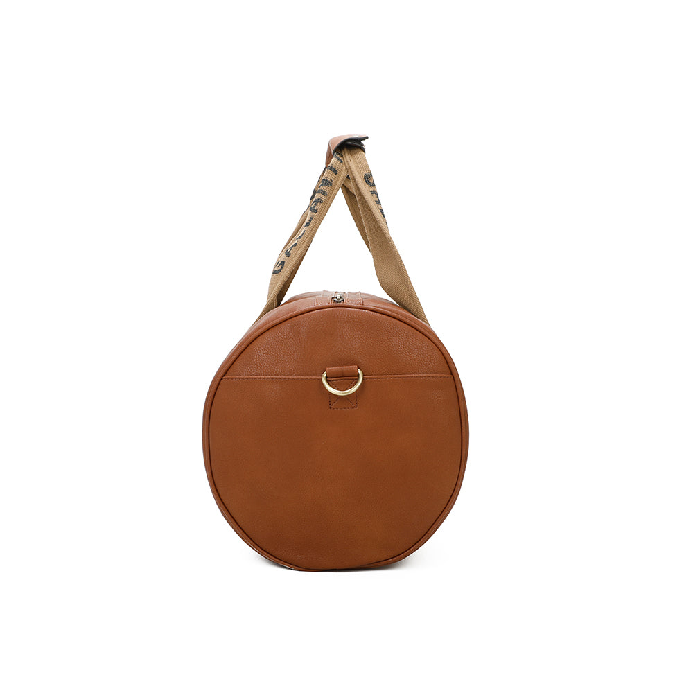 Sac Weekender Urbain en Simililcuir Latitude 858 Marron