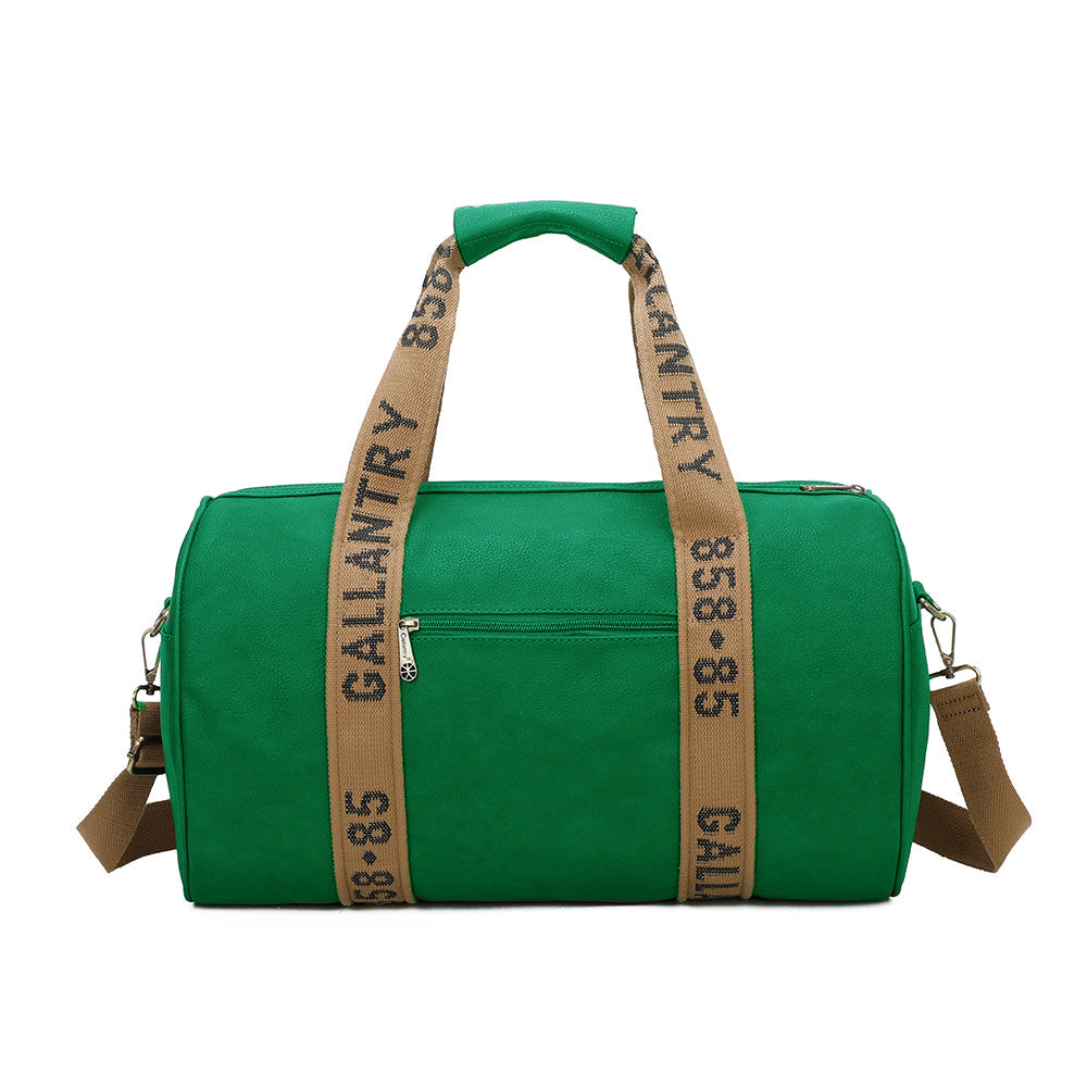 Sac Weekender Urbain en Simililcuir Latitude 858 Vert