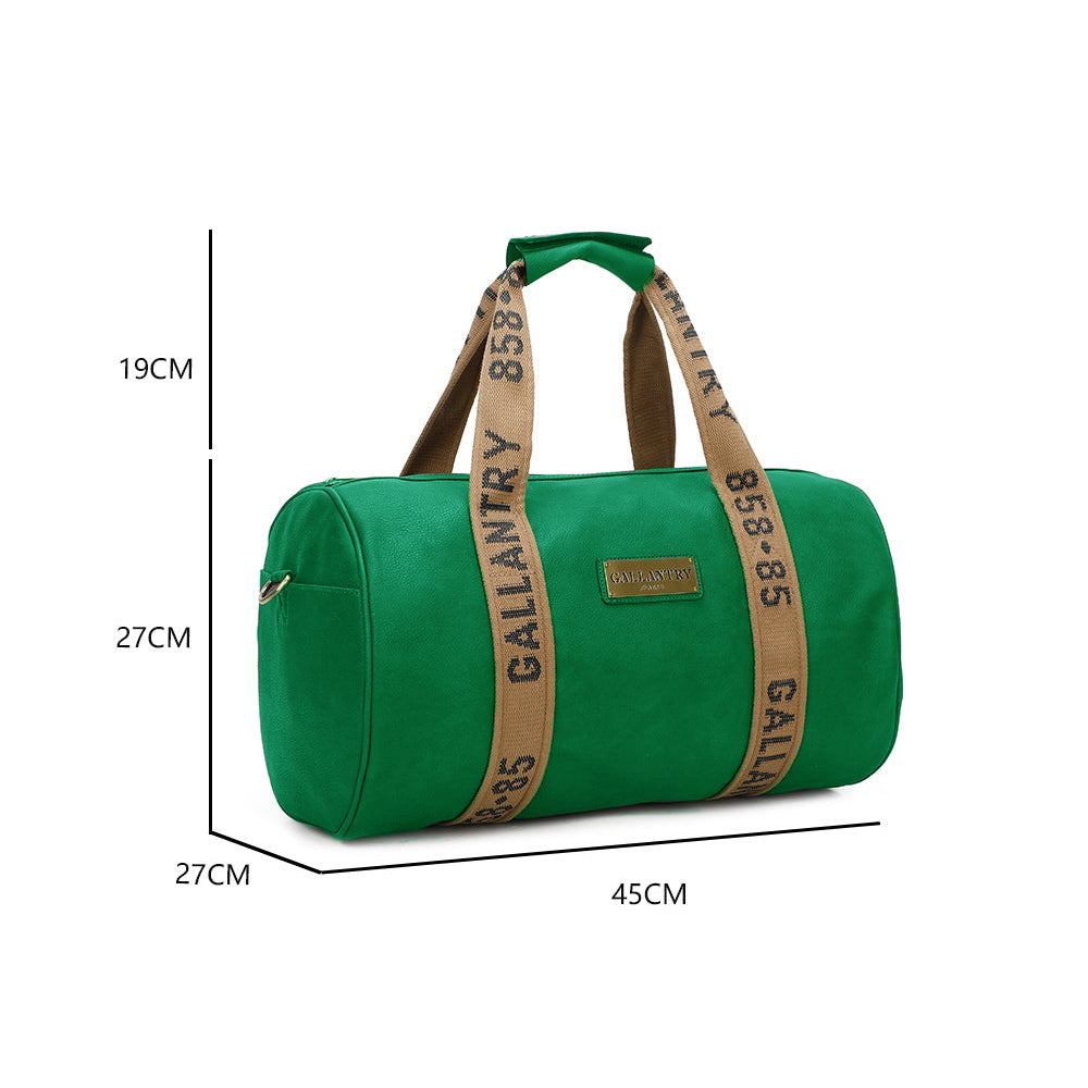 Sac Weekender Urbain en Simililcuir Latitude 858 Vert