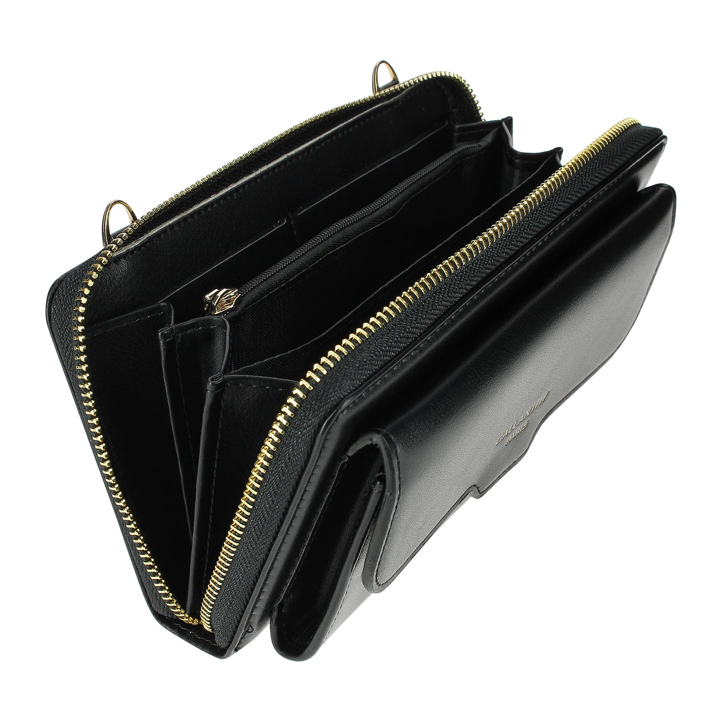 Pochette de Ville Zippée à Bandoulière La Stèle Noir
