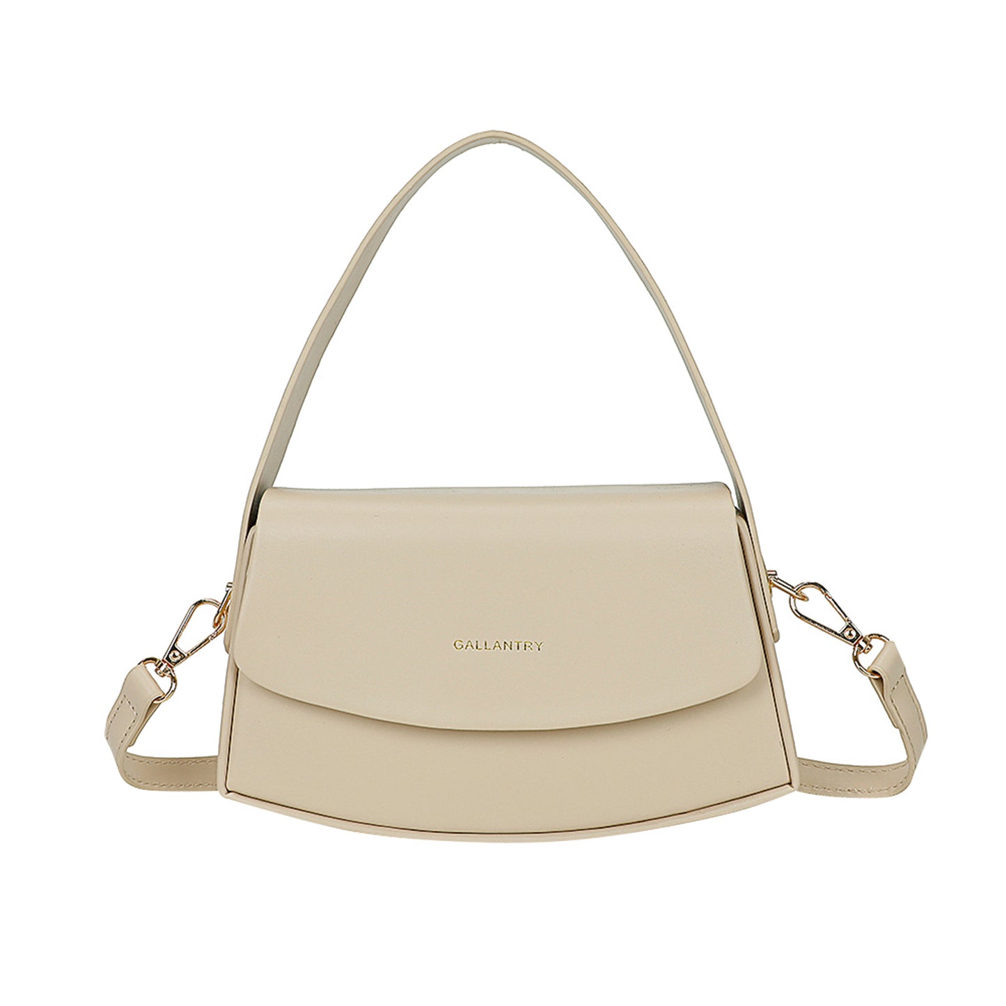 Sac Baguette à Épaule Bandoulière La Discrétion Beige