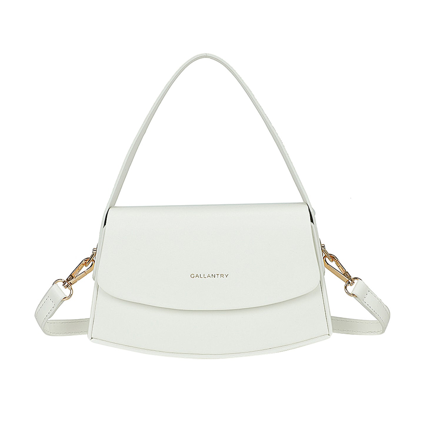 Sac Baguette à Épaule Bandoulière La Discrétion Blanc