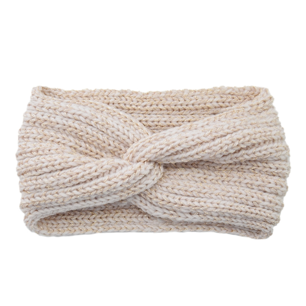 Bandeau Beige en Laine