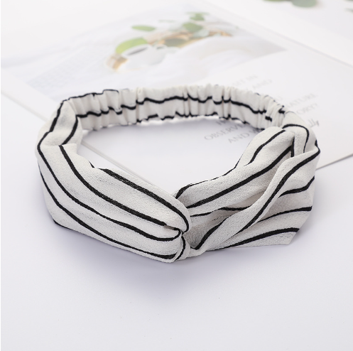 Bandeau Cheveux noir & blanc