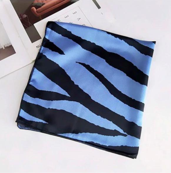 bandana cheveux bleu noir