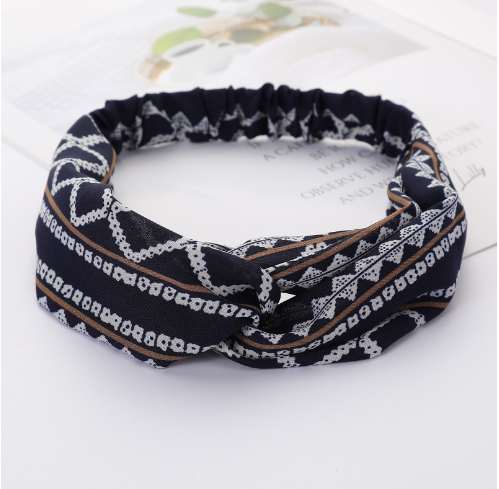 bandeau cheveux noir bohème
