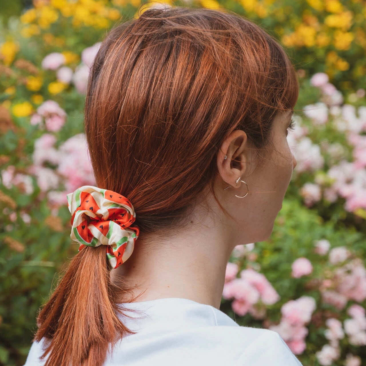 chouchou cheveux pastèque