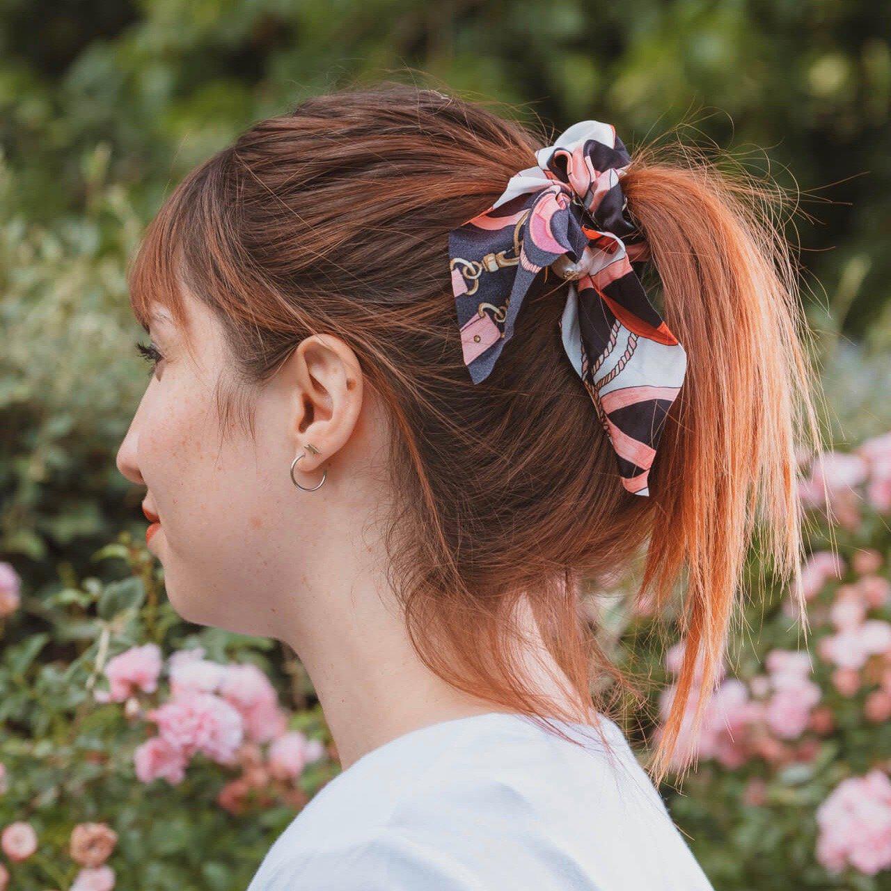 chouchou court pour cheveux femme