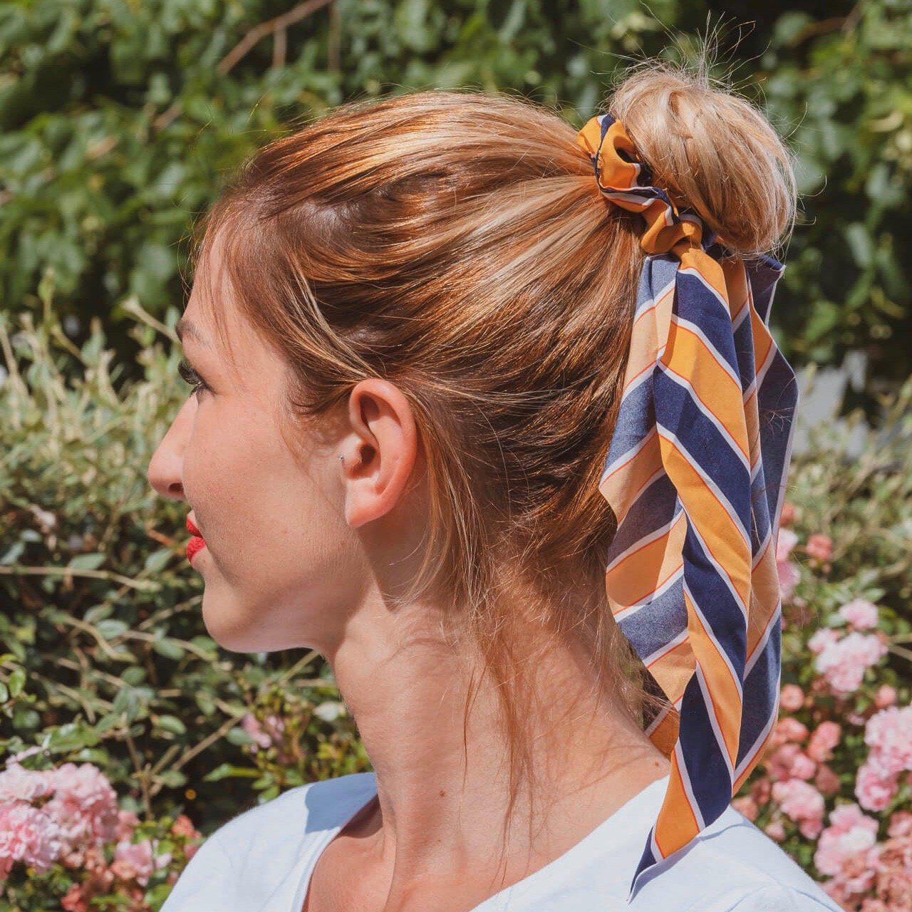 foulard ligné femme