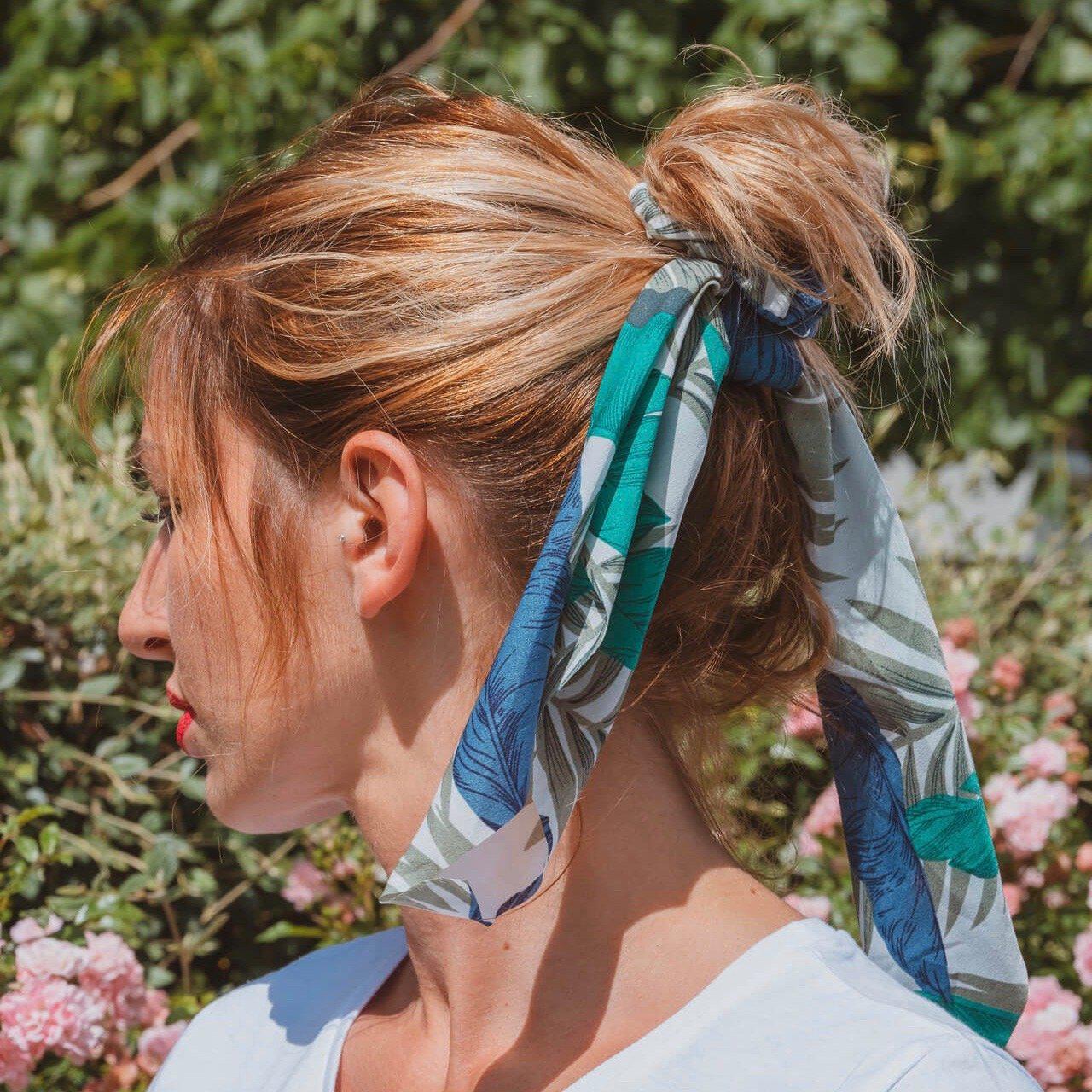 foulard tropical femme