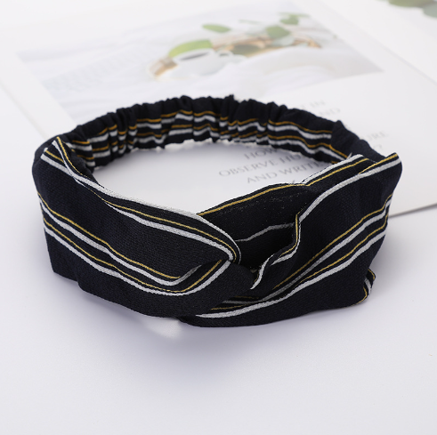 headband cheveux noir