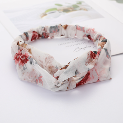 headband cheveux fleurs femme