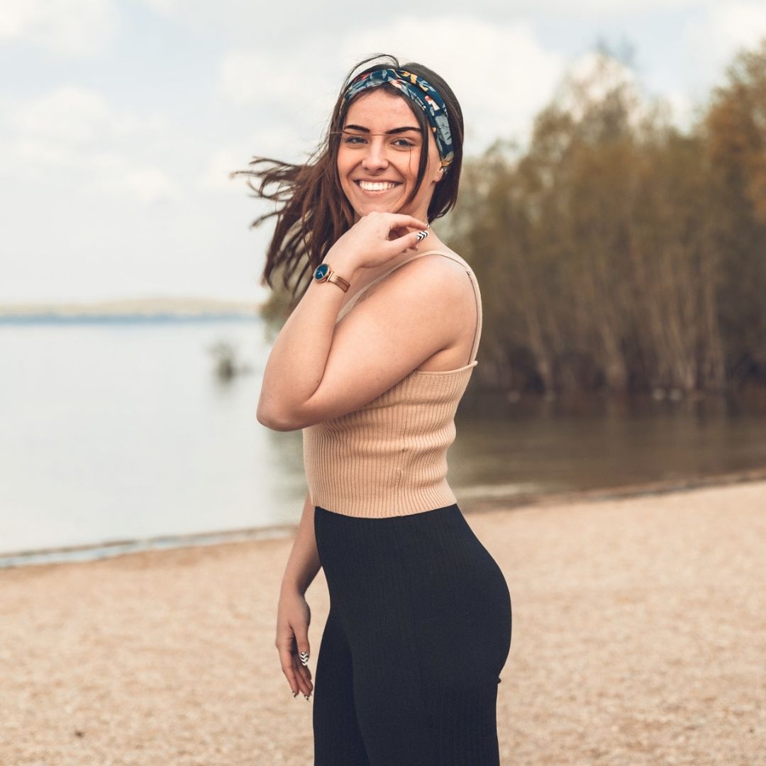 headband fleuri cheveux femme