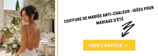 Coiffure de mariée anti-chaleur : idées pour mariage d’été
