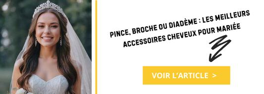 Pince, broche ou diadème : les meilleurs accessoires cheveux pour mariée