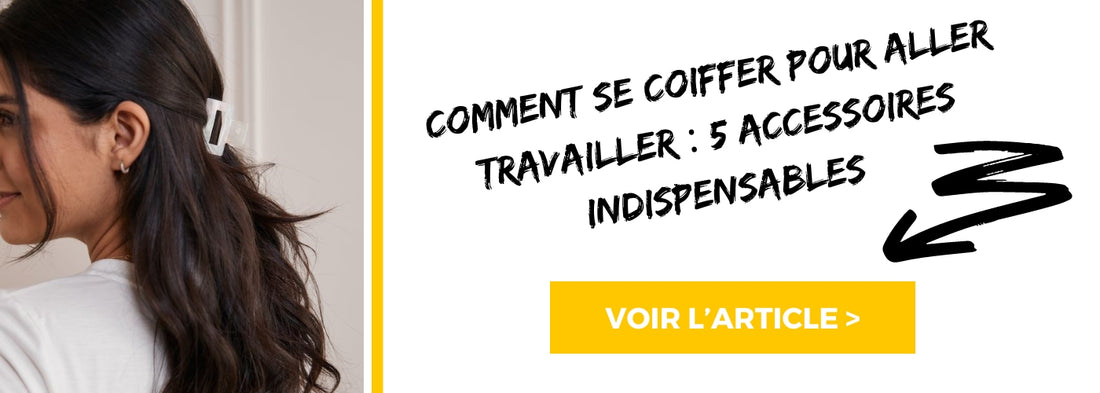 se coiffer pour aller travailler