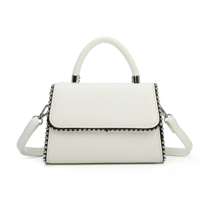 Sac à Main Clouté à Bandoulière Roxy Blanc