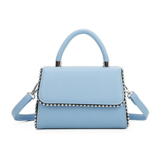Sac à Main Clouté à Bandoulière Roxy Bleu