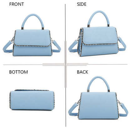 Sac à Main Clouté à Bandoulière Roxy Bleu