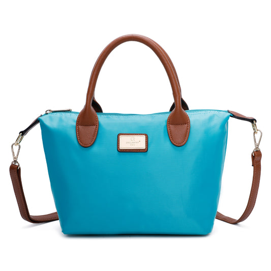 Sac à Main Shopper Mini avec Bandoulière Flanéria Turquoise