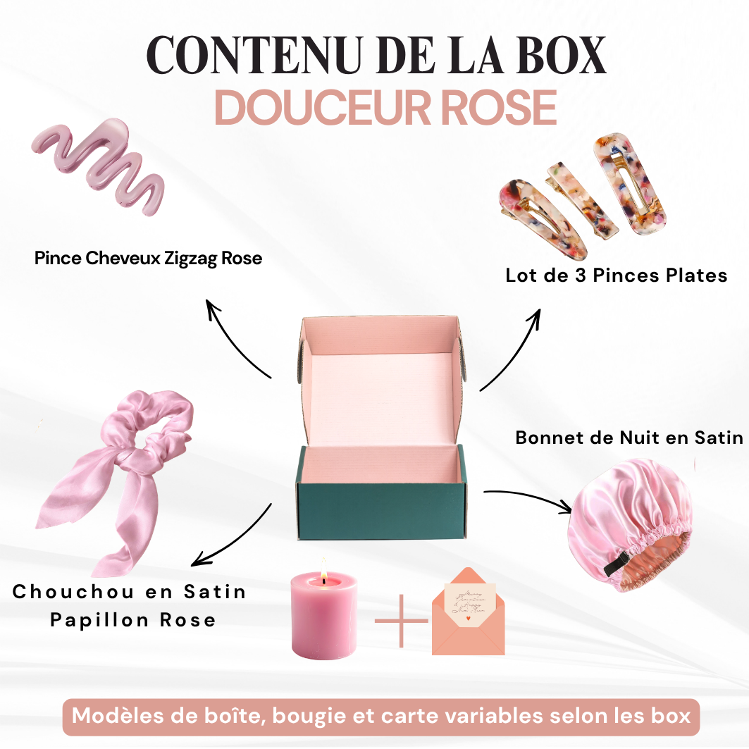 Box Cadeau Cheveux – Douceur Rose