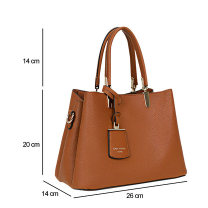 Sac à Main Fourre-Tout Bandoulière L'Échappée Marron