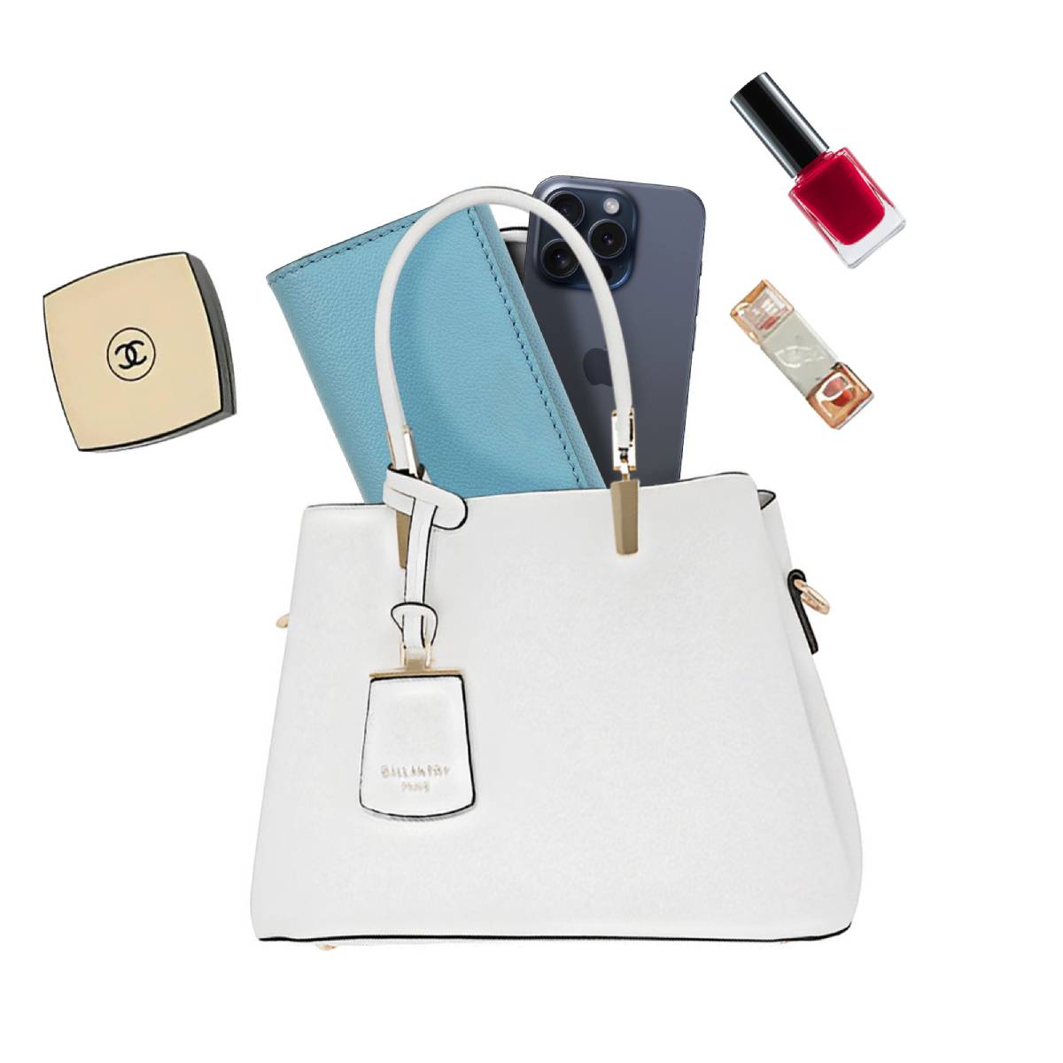 Sac à Main Fourre-Tout Bandoulière L'Échappée Blanc