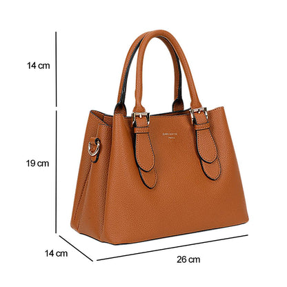 Sac à Main Fourre-Tout à Bandoulière Sydney Marron