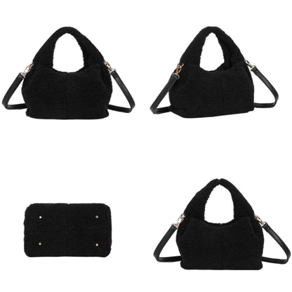 Sac à Main Fourrure à Bandoulière Dakota Noir