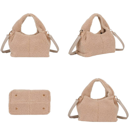 Sac à Main Fourrure à Bandoulière Dakota Taupe