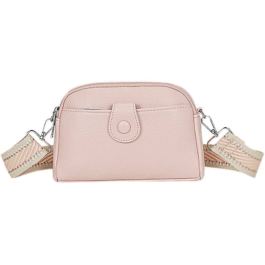 Pochette Zippée à Bandoulière Michelle Rose