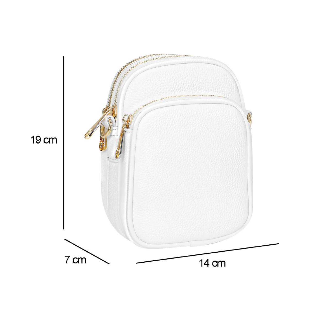 Sacoche Téléphone à Bandoulière Aztèque Le Glyphe Blanc