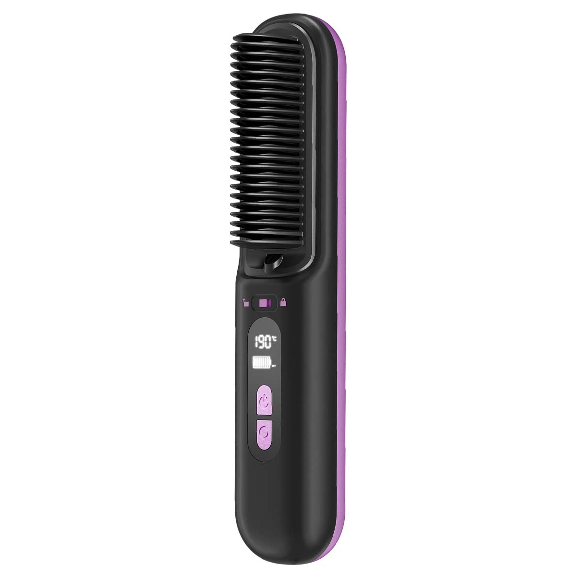 Brosse Lissante Sans Fil AULYS Violet avec Température Réglable