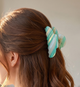 Pince Cheveux Candy Reflets Marbrés Menthe Givrée