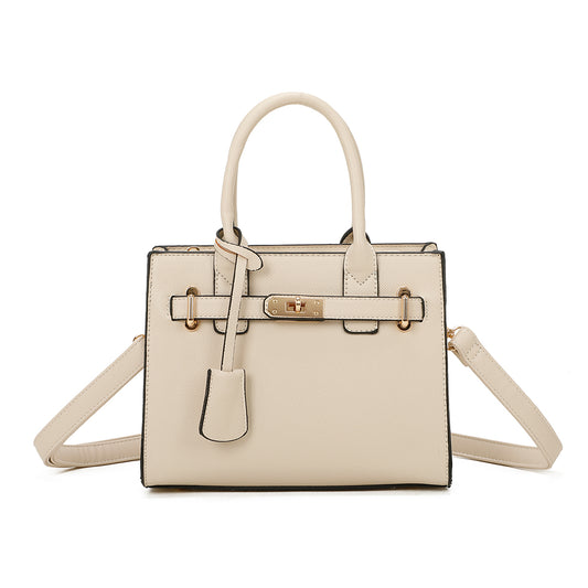 Sac à Main Effet Grainé L'Évanescente Beige