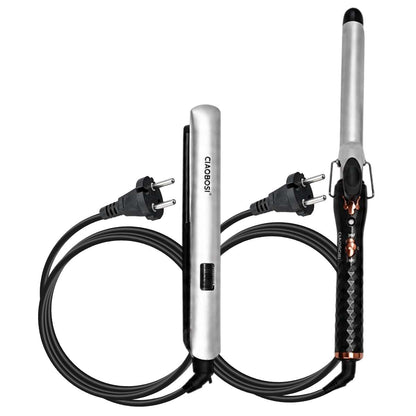 Duo Lisseur Boucleur Kit Coiffage 2 en 1