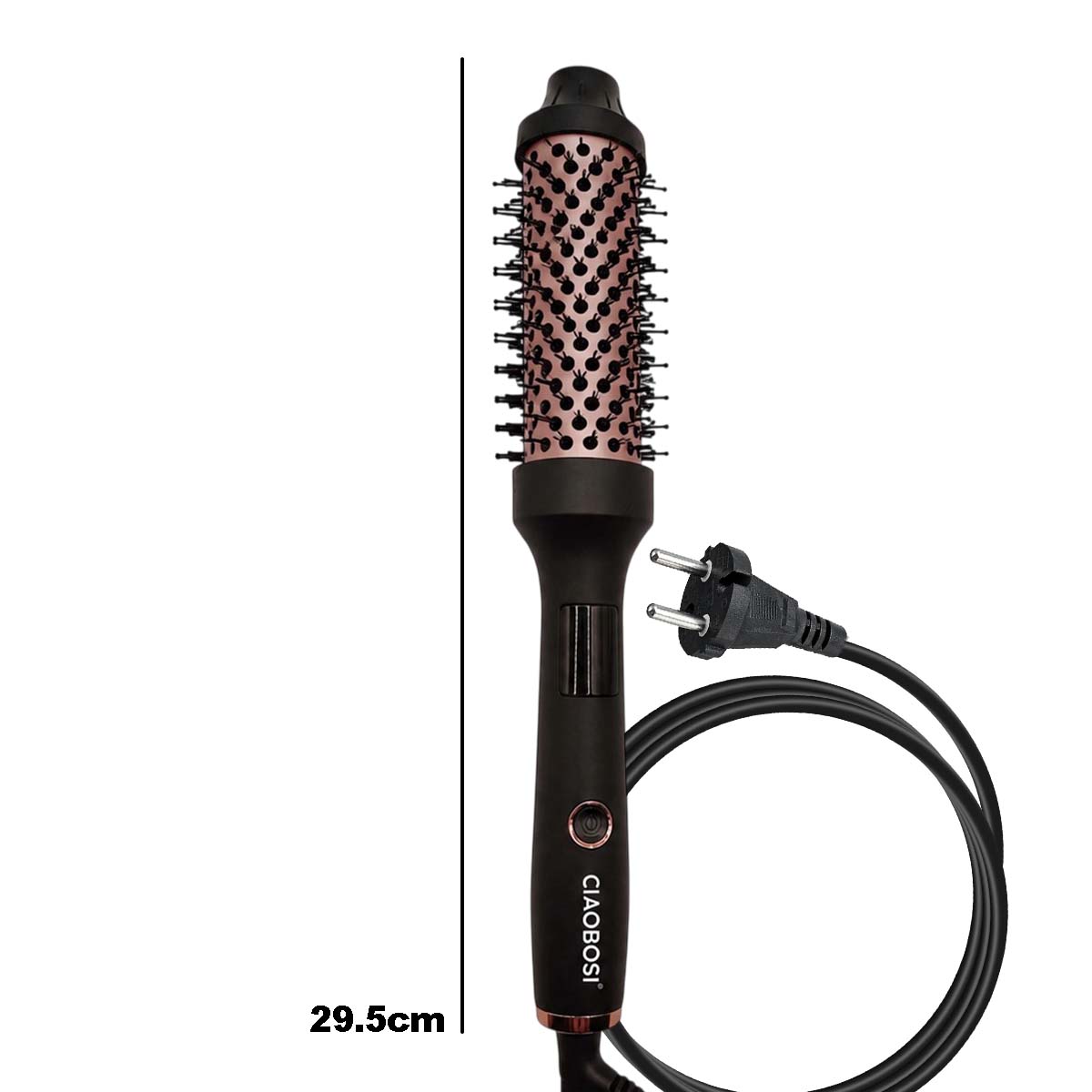 Brosse Chauffante Lissante Ionique Rose Gold Température Réglable