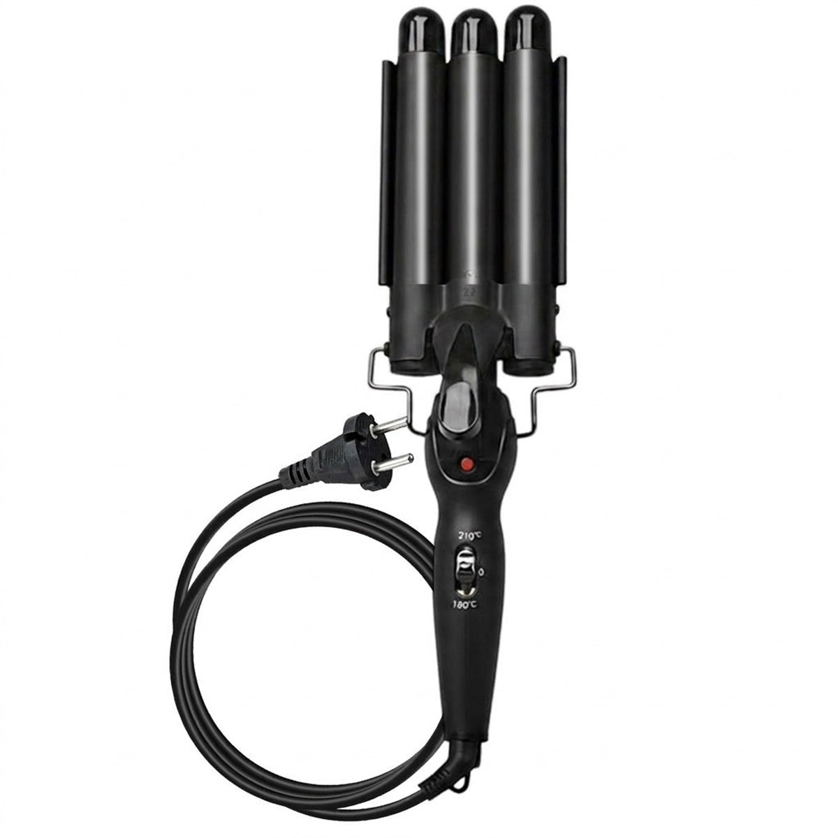Boucleur Triple Waver Doré avec Chauffage PTC Rapide