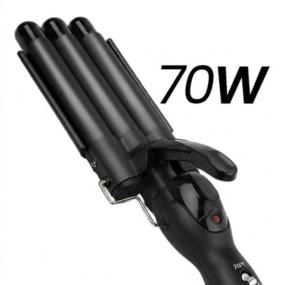 Boucleur Triple Waver Doré avec Chauffage PTC Rapide
