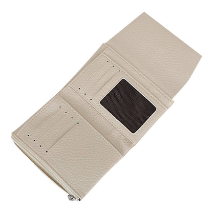 Portefeuille à Rabat Texturé Le Versatile Beige