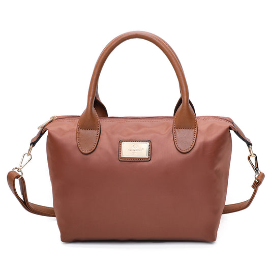 Sac à Main Shopper Mini avec Bandoulière Flanéria Marron