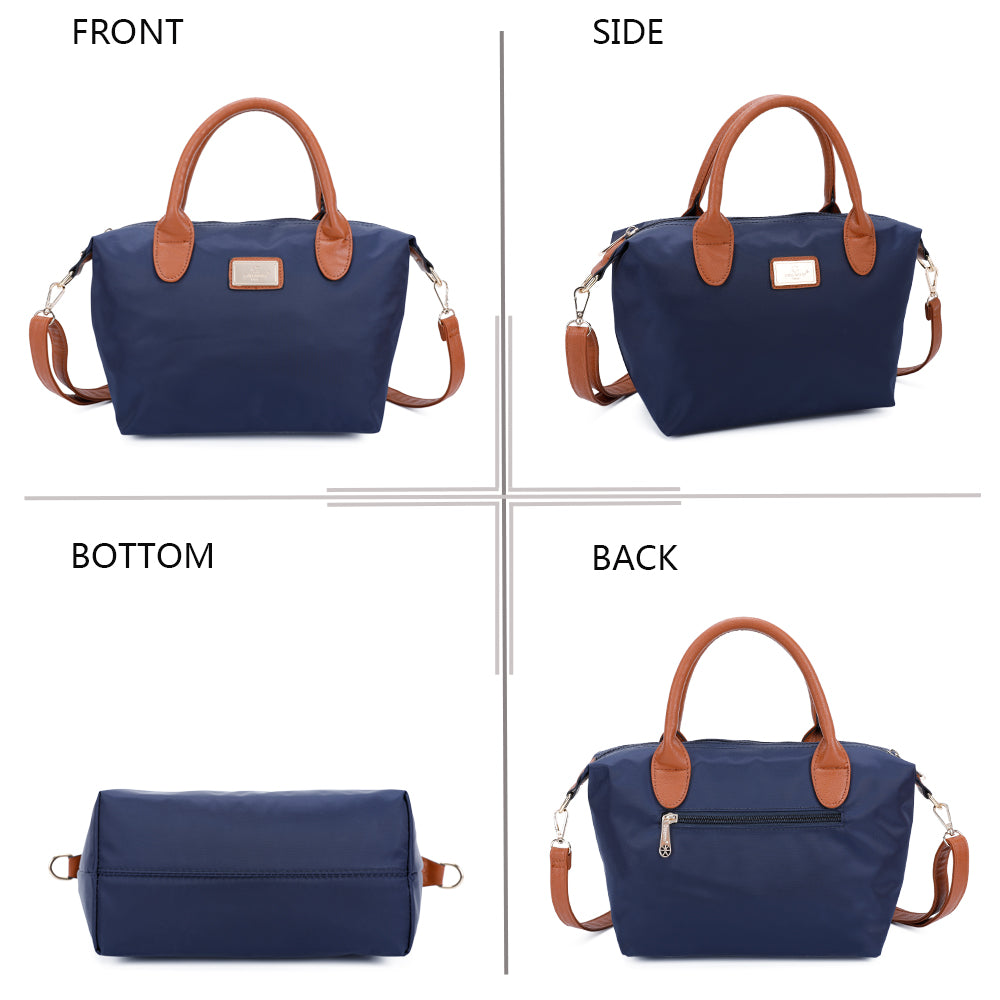 Sac à Main Shopper Mini avec Bandoulière Flanéria Bleu Marine