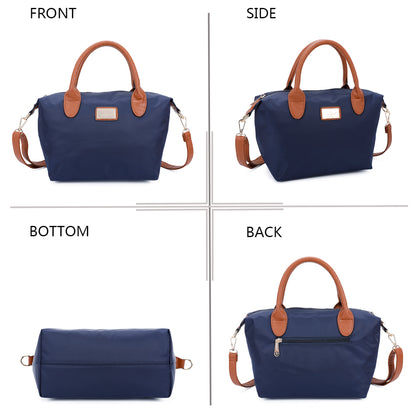Sac à Main Shopper Mini avec Bandoulière Flanéria Bleu Marine