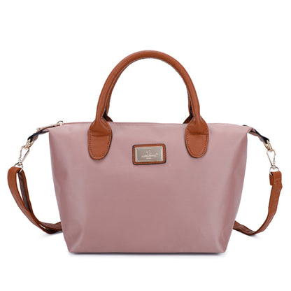 Sac à Main Shopper Mini avec Bandoulière Flanéria Rose Champagne