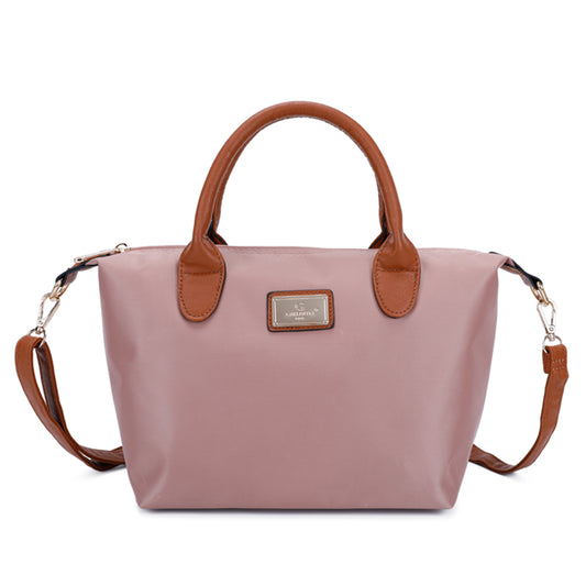 Sac à Main Shopper Mini avec Bandoulière Flanéria Rose Champagne