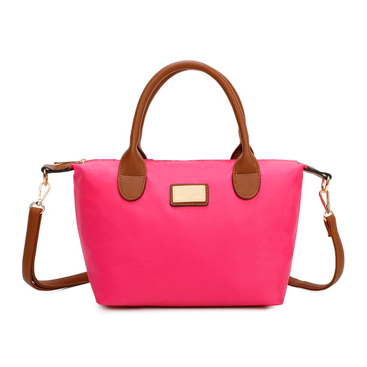 Sac à Main Shopper Mini avec Bandoulière Flanéria Rose Framboise